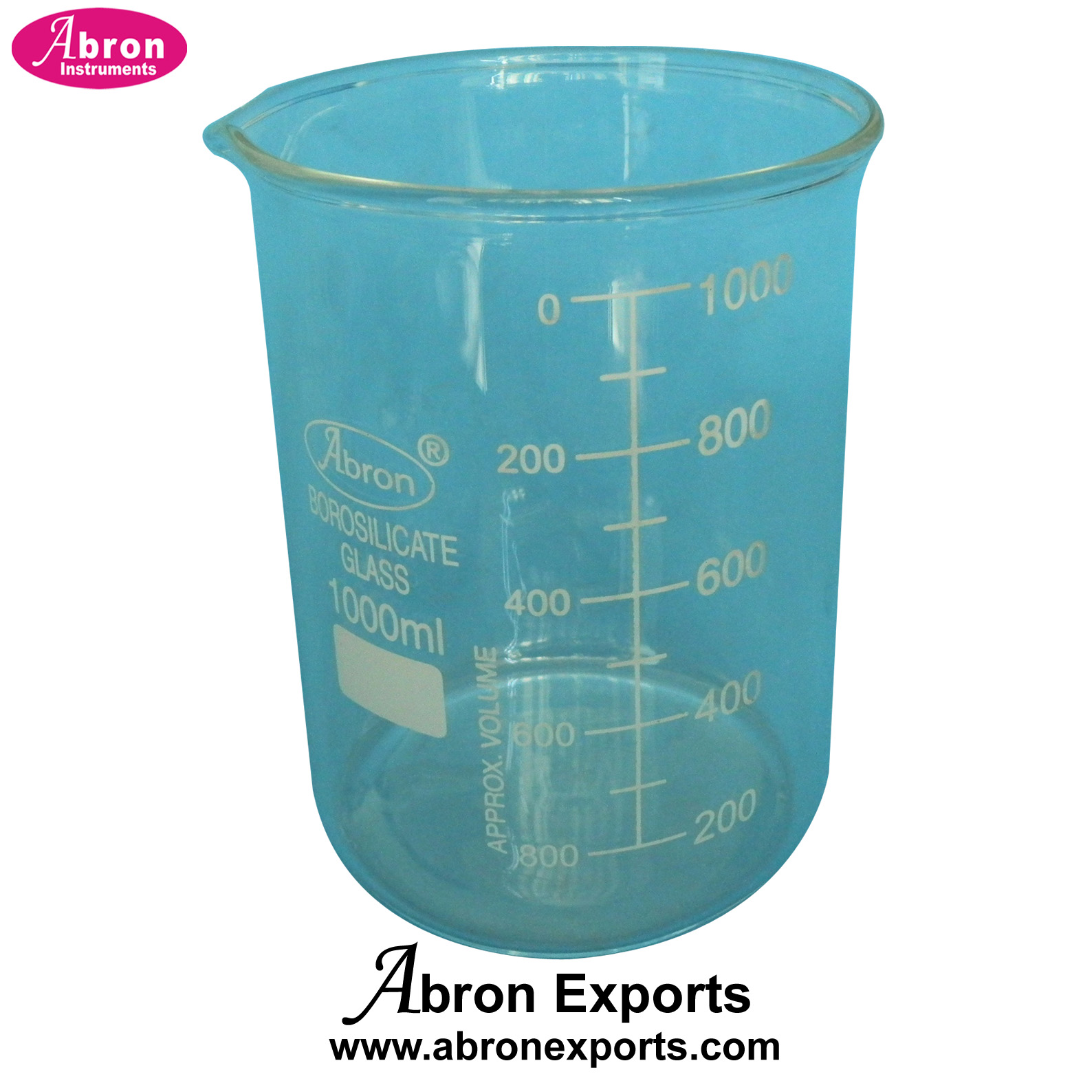 Tissue processor spare beaker 1 liter Borosilicate glass abron histopathology AB-92SBK1T
